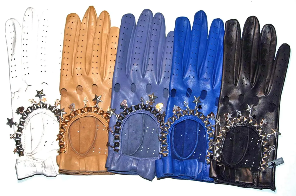 True Leather Jewel Gloves - Guanti Gioiello in Vera Pelle - *PROMOTION sold by Maiden-Art