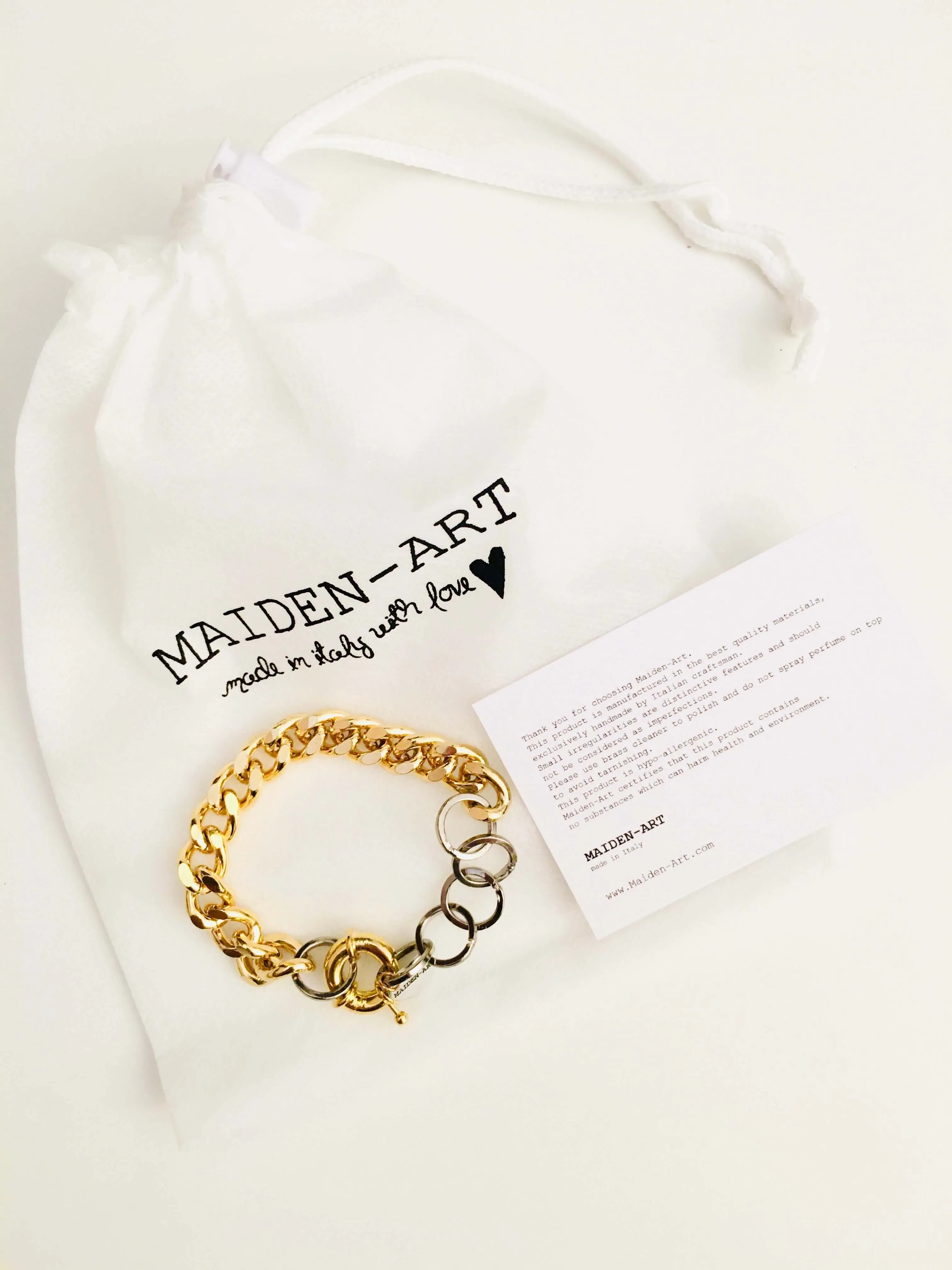 18kt Gold plated Curb chain bracelet and rudder clasp. Gold Curb Chain Bracelet. sold by Maiden-Art product image thumbnail 2