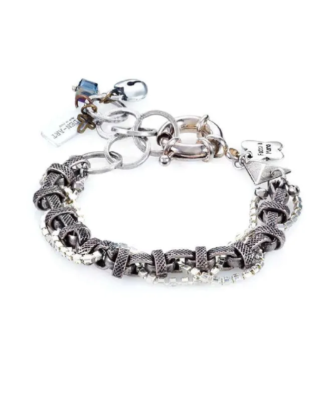 Silver Charm Bracelet sold by Maiden-Art