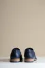 RYAN - Navy Blue Leather Wingtip Brogue Shoe sold by Marc Darcy