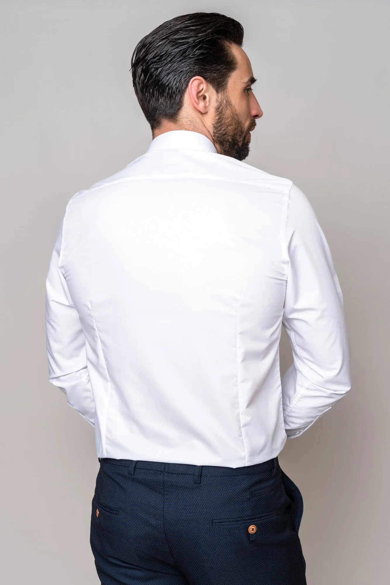 CARTER - White Long Sleeve Shirt sold by Marc Darcy product image thumbnail 5