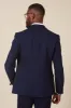 EDINSON - Navy Wine Check Blazer sold by Marc Darcy