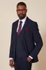 EDINSON - Navy Wine Check Blazer sold by Marc Darcy