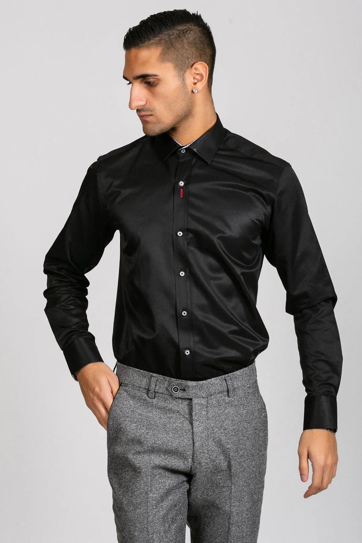 ALFIE - Black Long Sleeve Shirt sold by Marc Darcy product image thumbnail 3