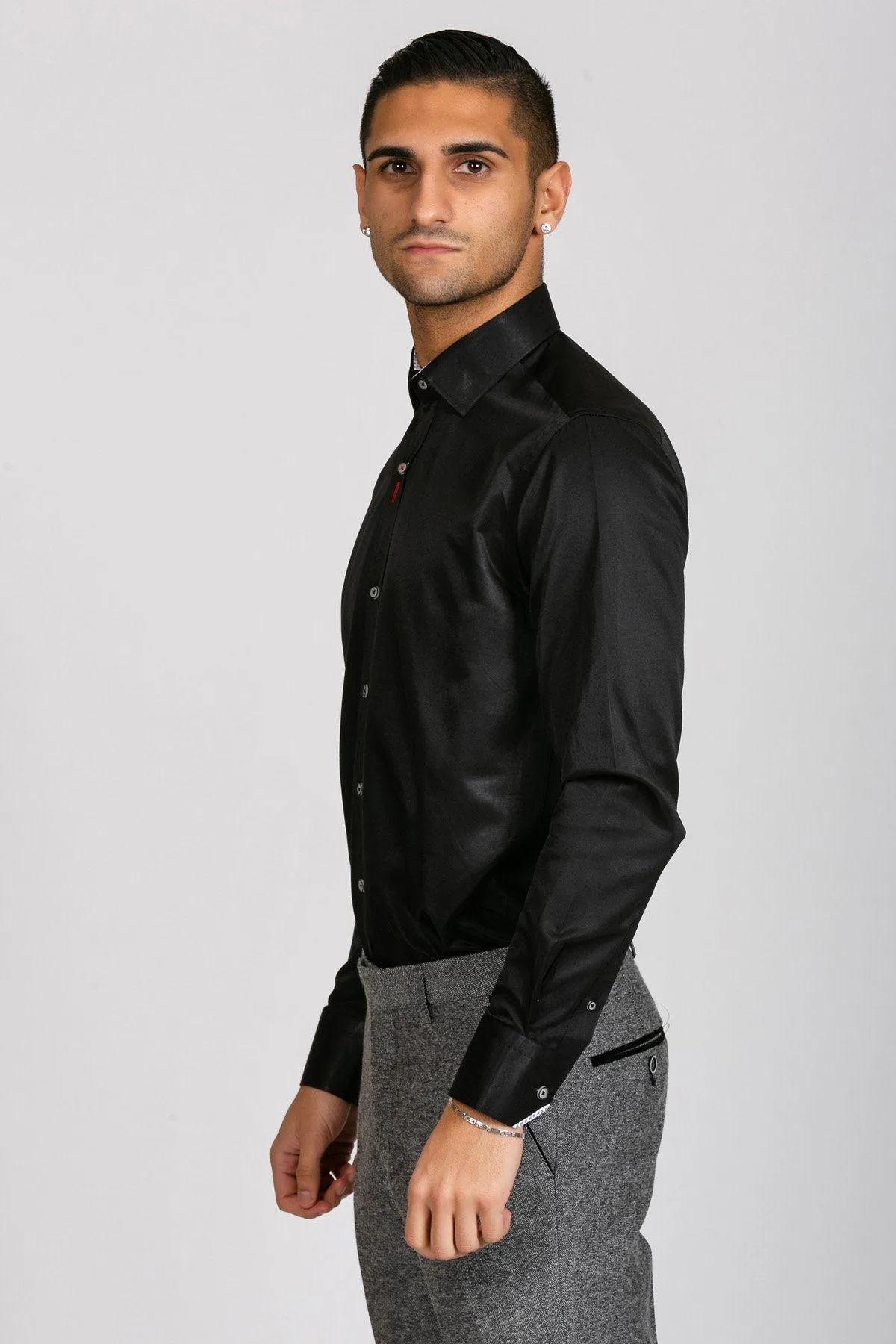 ALFIE - Black Long Sleeve Shirt sold by Marc Darcy product image thumbnail 5