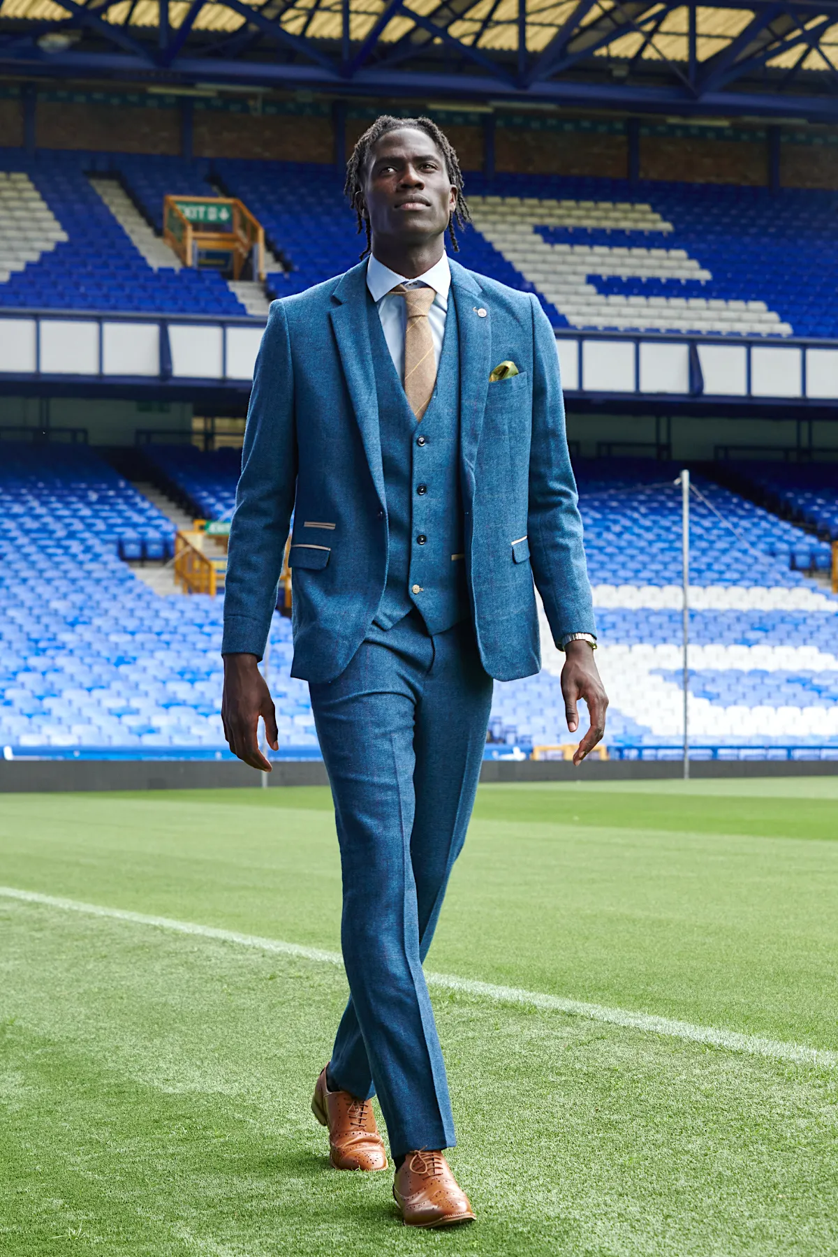 The Everton Collection | Amadou Onana in Dion Blue sold by Marc Darcy product image thumbnail 3