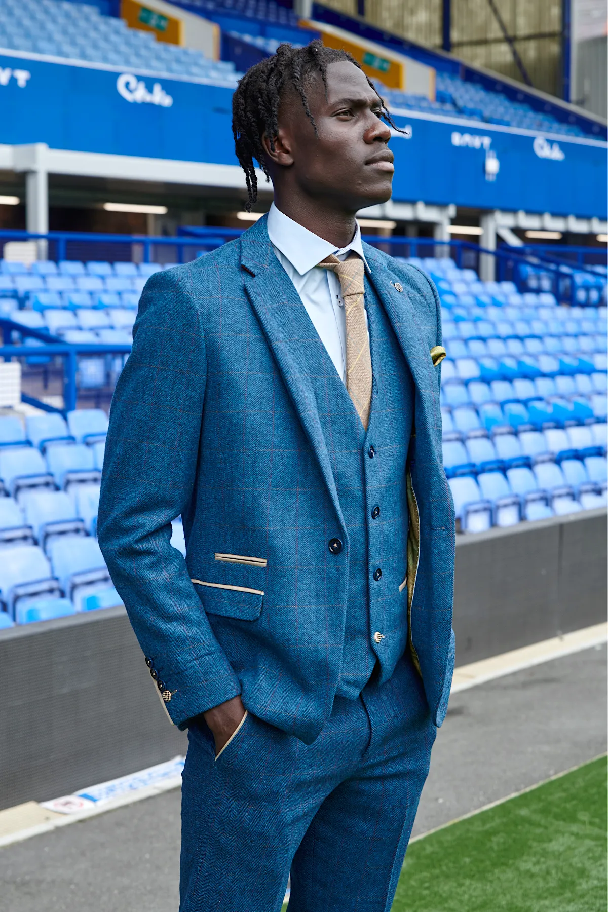 The Everton Collection | Amadou Onana in Dion Blue sold by Marc Darcy product image thumbnail 4
