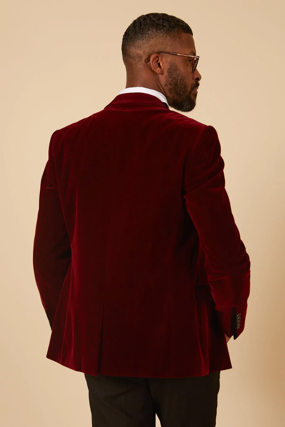 HUDSON - Wine Velvet Blazer sold by Marc Darcy product image thumbnail 5