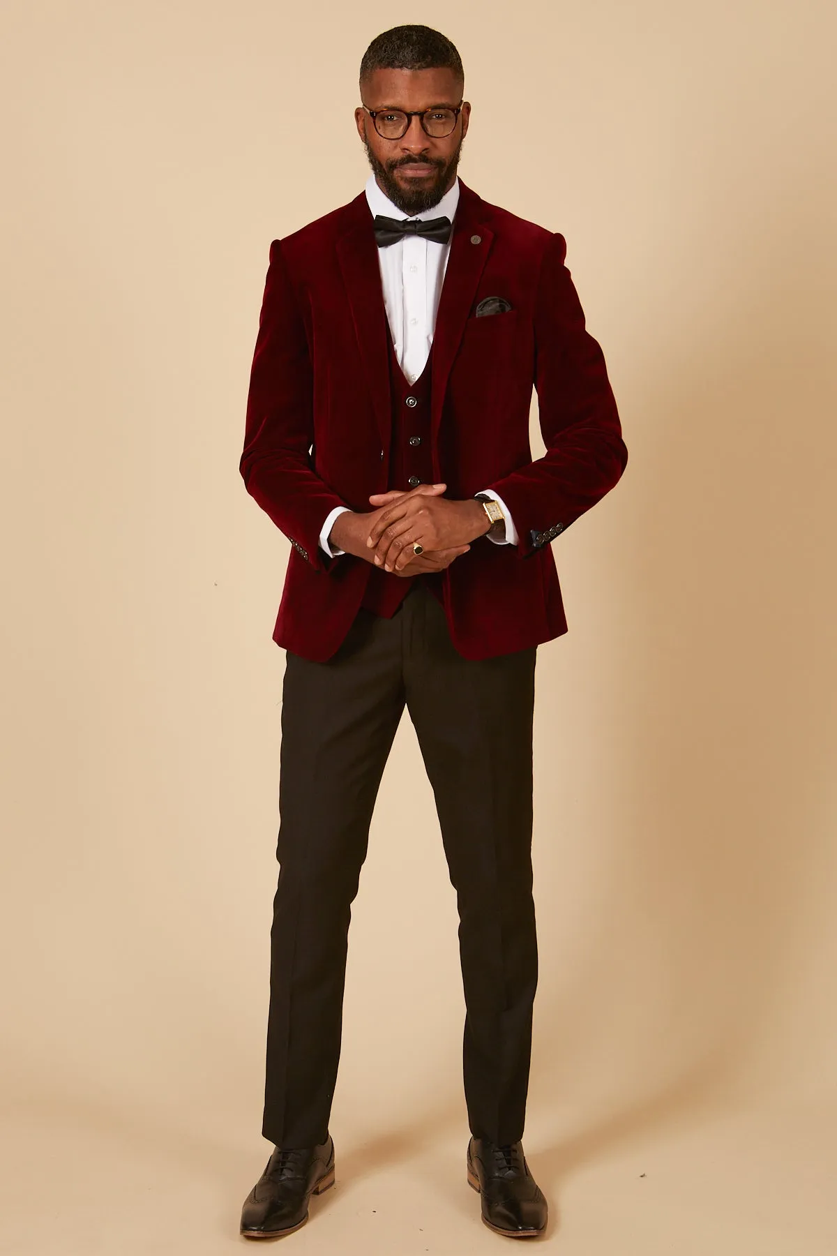 HUDSON - Wine Velvet Blazer sold by Marc Darcy product image thumbnail 4
