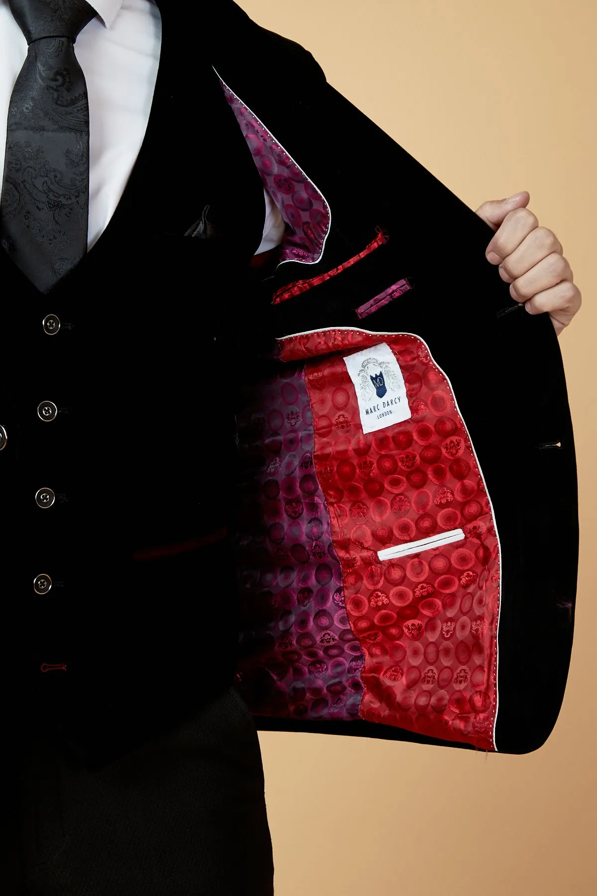 HUDSON - Black Velvet Blazer sold by Marc Darcy product image thumbnail 5