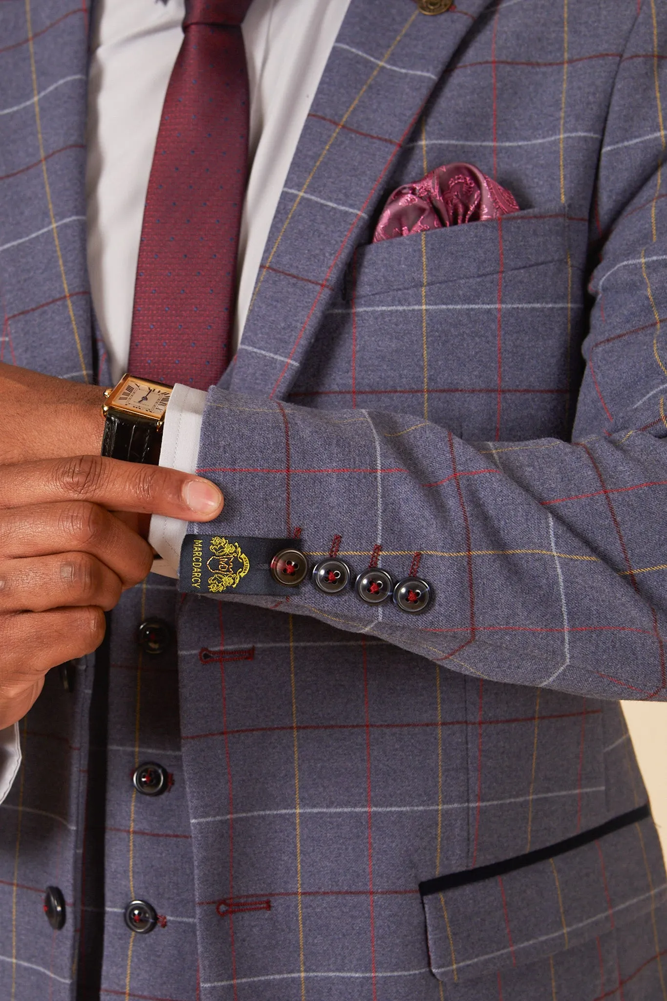 DRAKE - Sky Check Blazer sold by Marc Darcy product image thumbnail 3