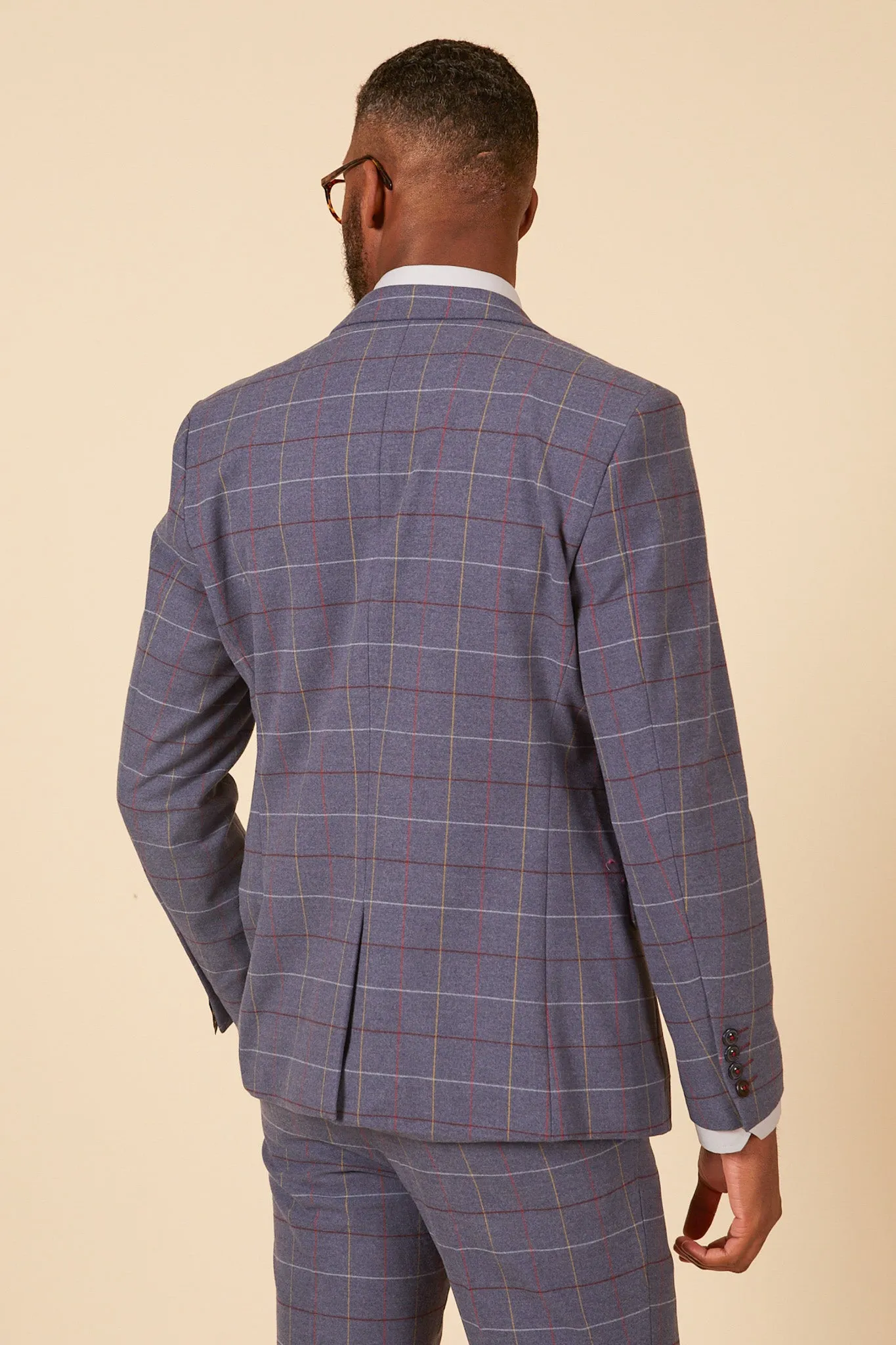 DRAKE - Sky Check Blazer sold by Marc Darcy product image thumbnail 2