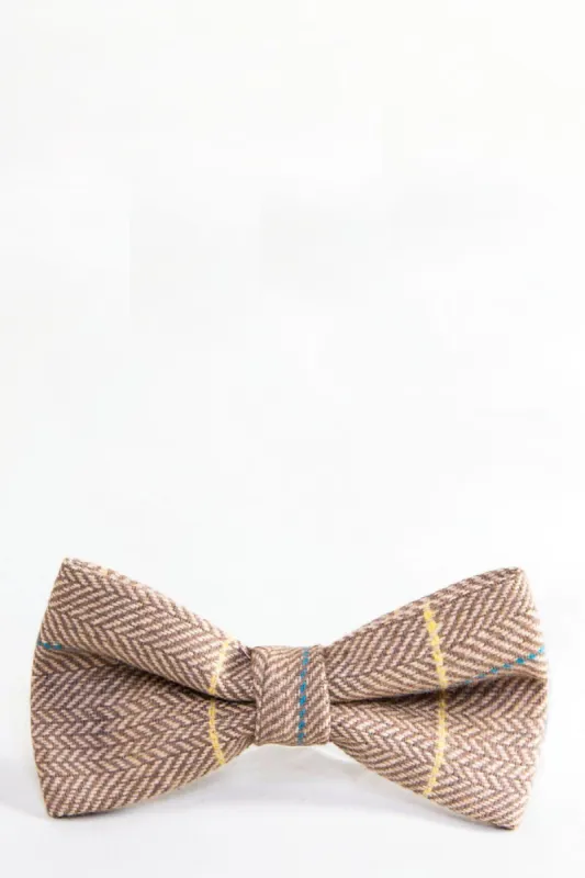 DX7 - Oak Tweed Check Bow Tie sold by Marc Darcy