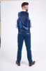 Murder in Successville Actor Tom Davis in Dion Blue Tweed Check Suit sold by Marc Darcy