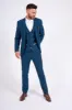 Murder in Successville Actor Tom Davis in Dion Blue Tweed Check Suit sold by Marc Darcy