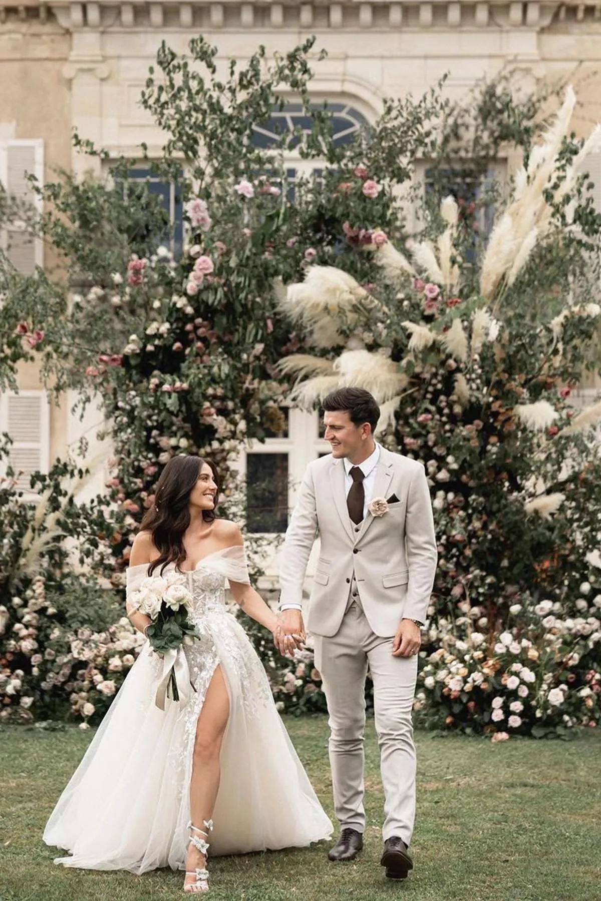 The Harry Maguire Wedding Suit - HM5 Stone Three Piece Suit sold by Marc Darcy product image thumbnail 3