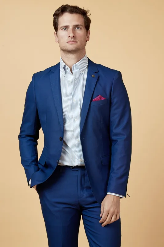 DANNY - Royal Blue Tailored Blazer sold by Marc Darcy