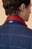 DRAKE - Navy Check Blazer sold by Marc Darcy