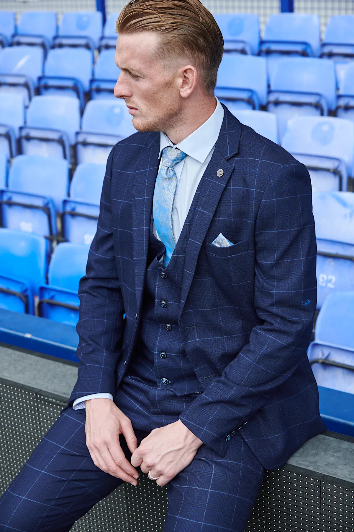 The Everton Collection | Jordan Pickford in Edinson Navy Sky sold by Marc Darcy product image thumbnail 4