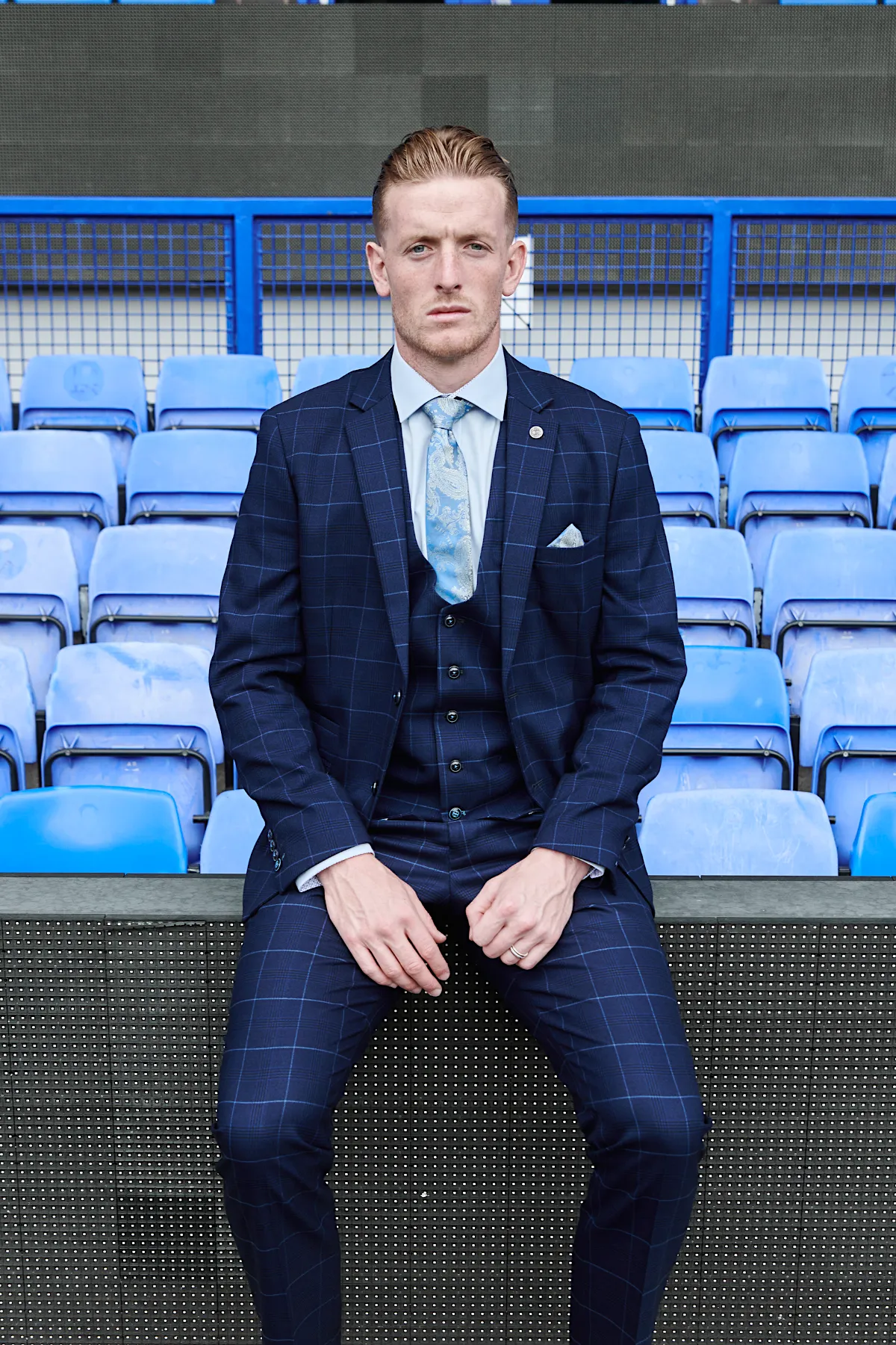 The Everton Collection | Jordan Pickford in Edinson Navy Sky sold by Marc Darcy product image thumbnail 3