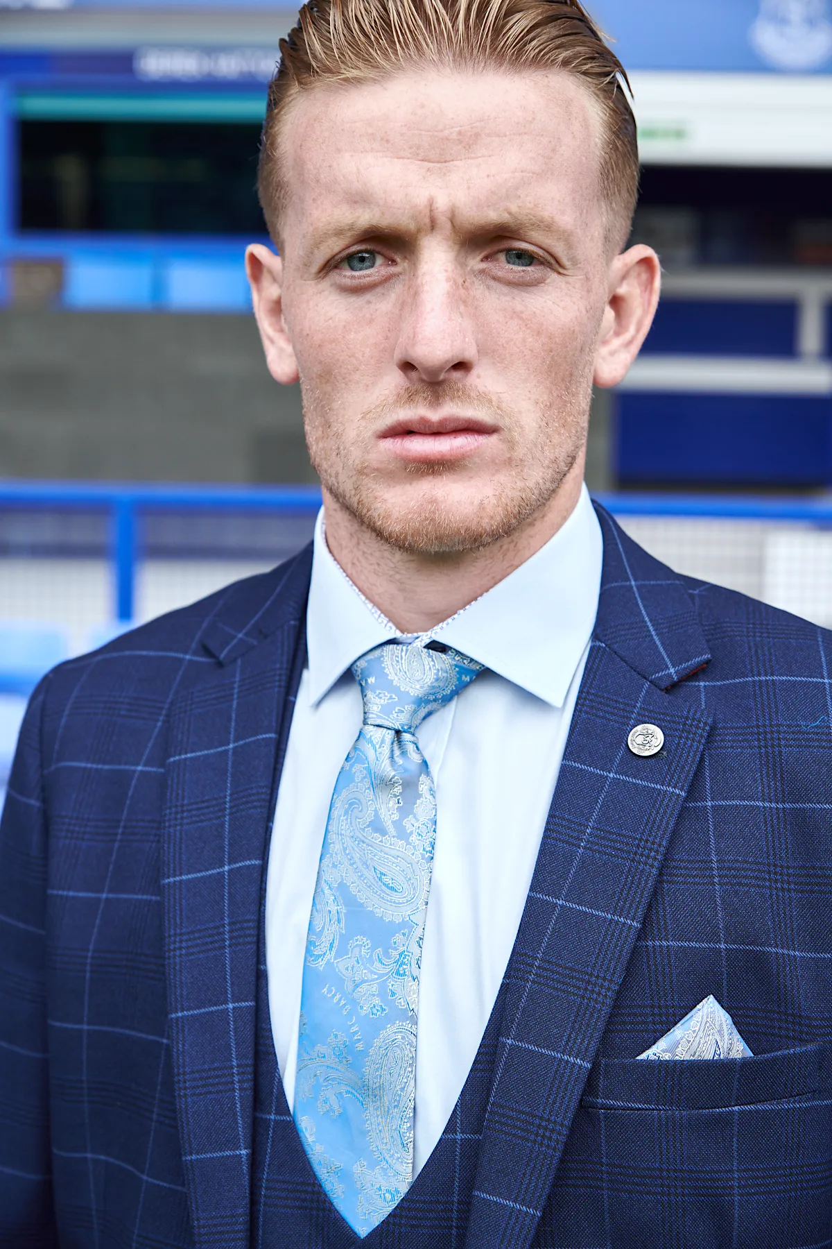 The Everton Collection | Jordan Pickford in Edinson Navy Sky sold by Marc Darcy product image thumbnail 5