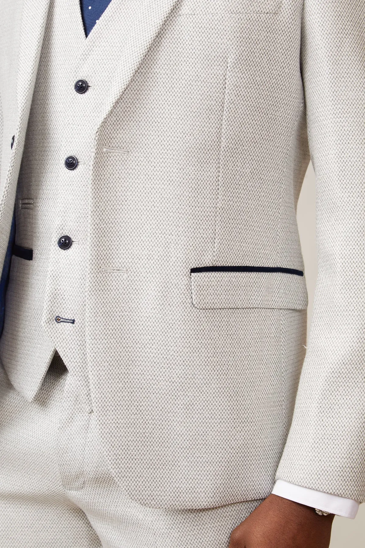 RONALD - Stone Tailored Blazer sold by Marc Darcy product image thumbnail 5