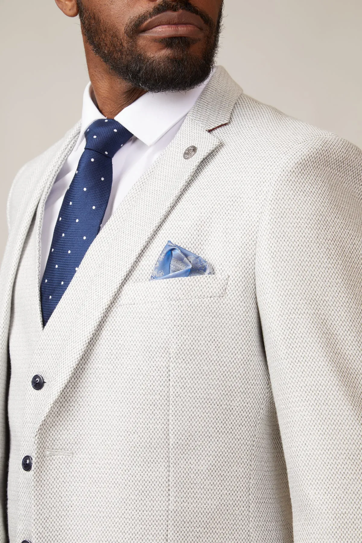 RONALD - Stone Tailored Blazer sold by Marc Darcy product image thumbnail 4