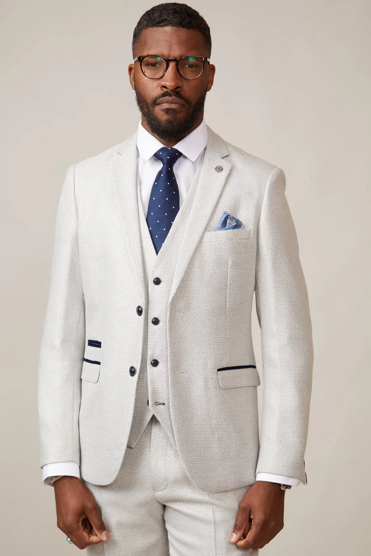 RONALD - Stone Tailored Blazer sold by Marc Darcy