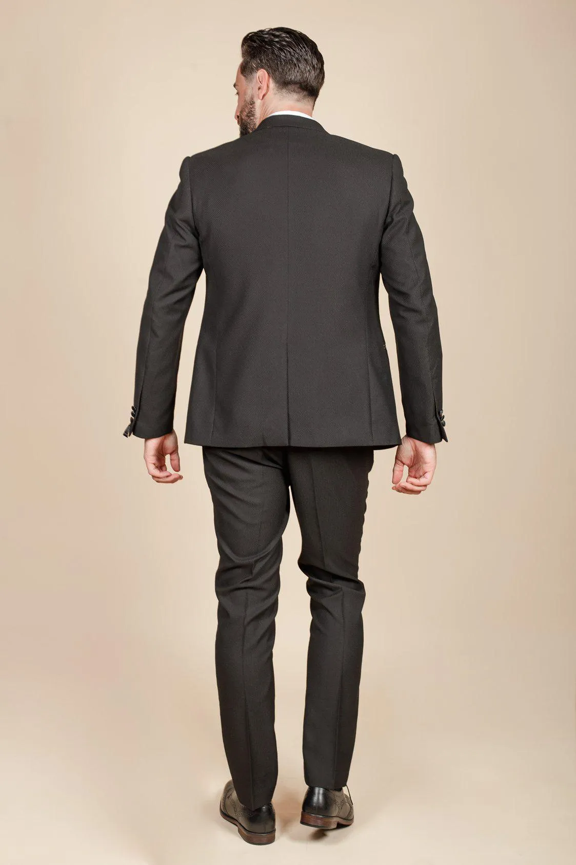 Emmerdale's Jurell Carter (Nate Robinson) in Dalton Black Tux sold by Marc Darcy product image thumbnail 4