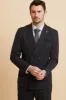 ROCCO - Navy Pinstripe Double Breasted Blazer sold by Marc Darcy