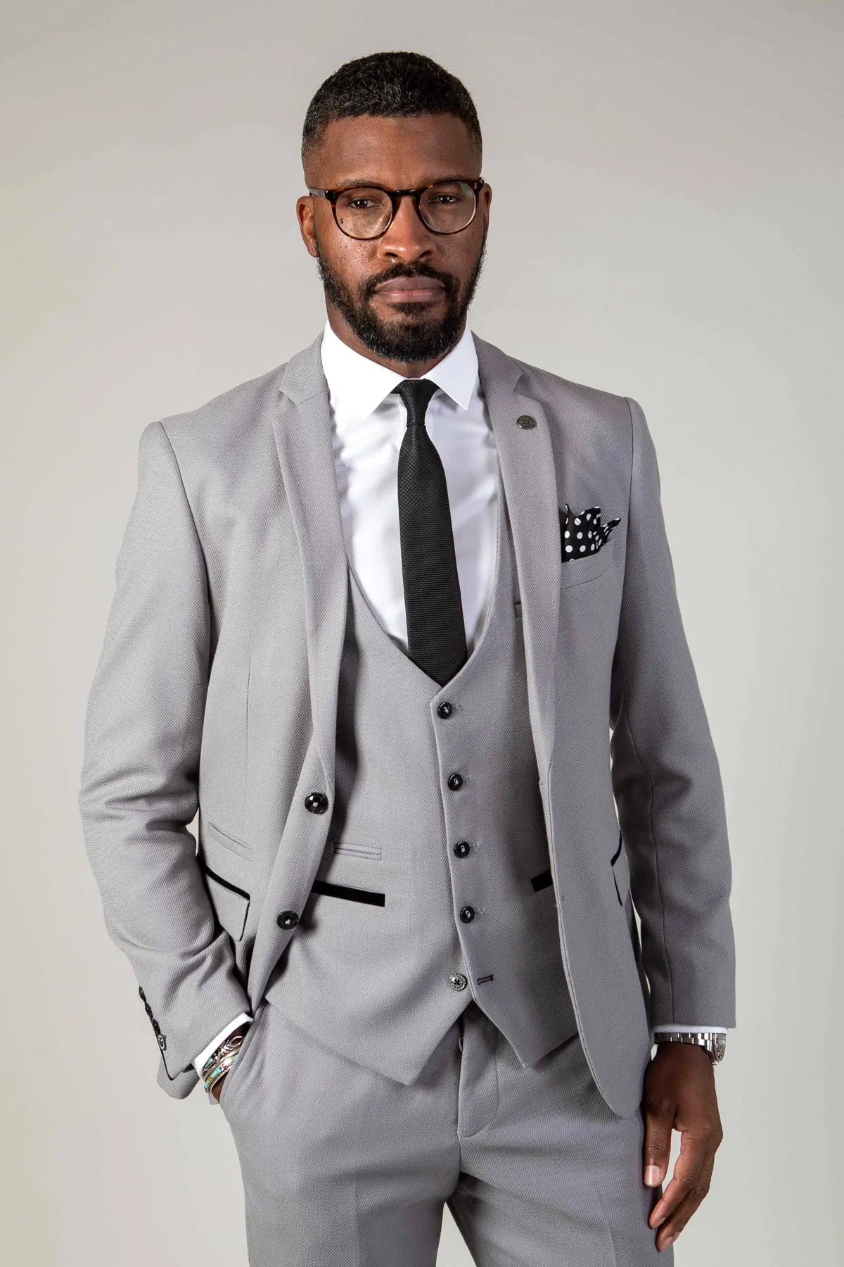 EDWIN - Silver Grey Blazer sold by Marc Darcy product image thumbnail 3