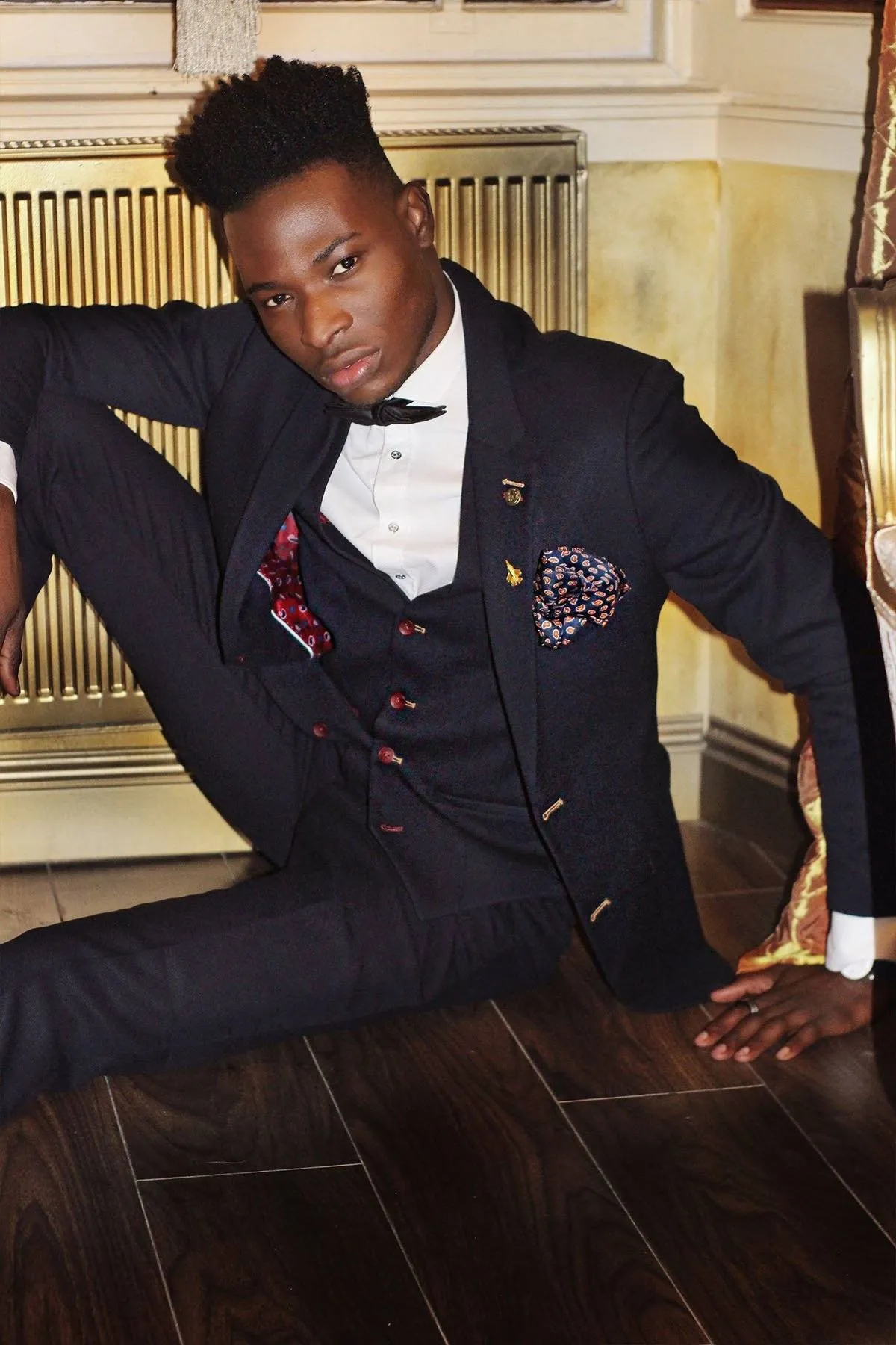 Blogger Style | JD4 Navy Suit As Worn By Howey sold by Marc Darcy product image thumbnail 2