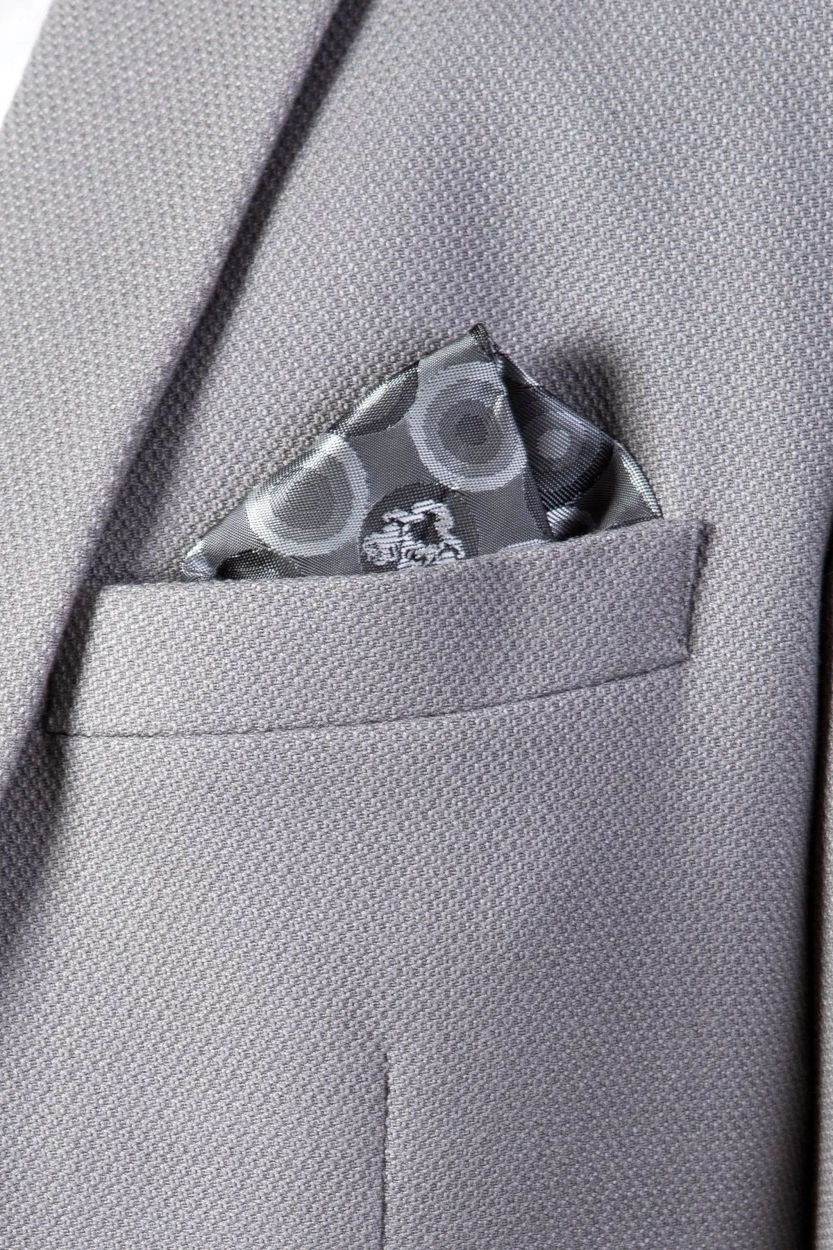 EDWIN - Silver Grey Notch Lapel Three Piece Suit sold by Marc Darcy product image thumbnail 2