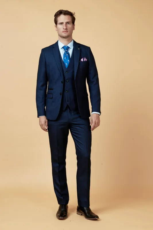 CALLUM - Blue Three Piece Suit sold by Marc Darcy