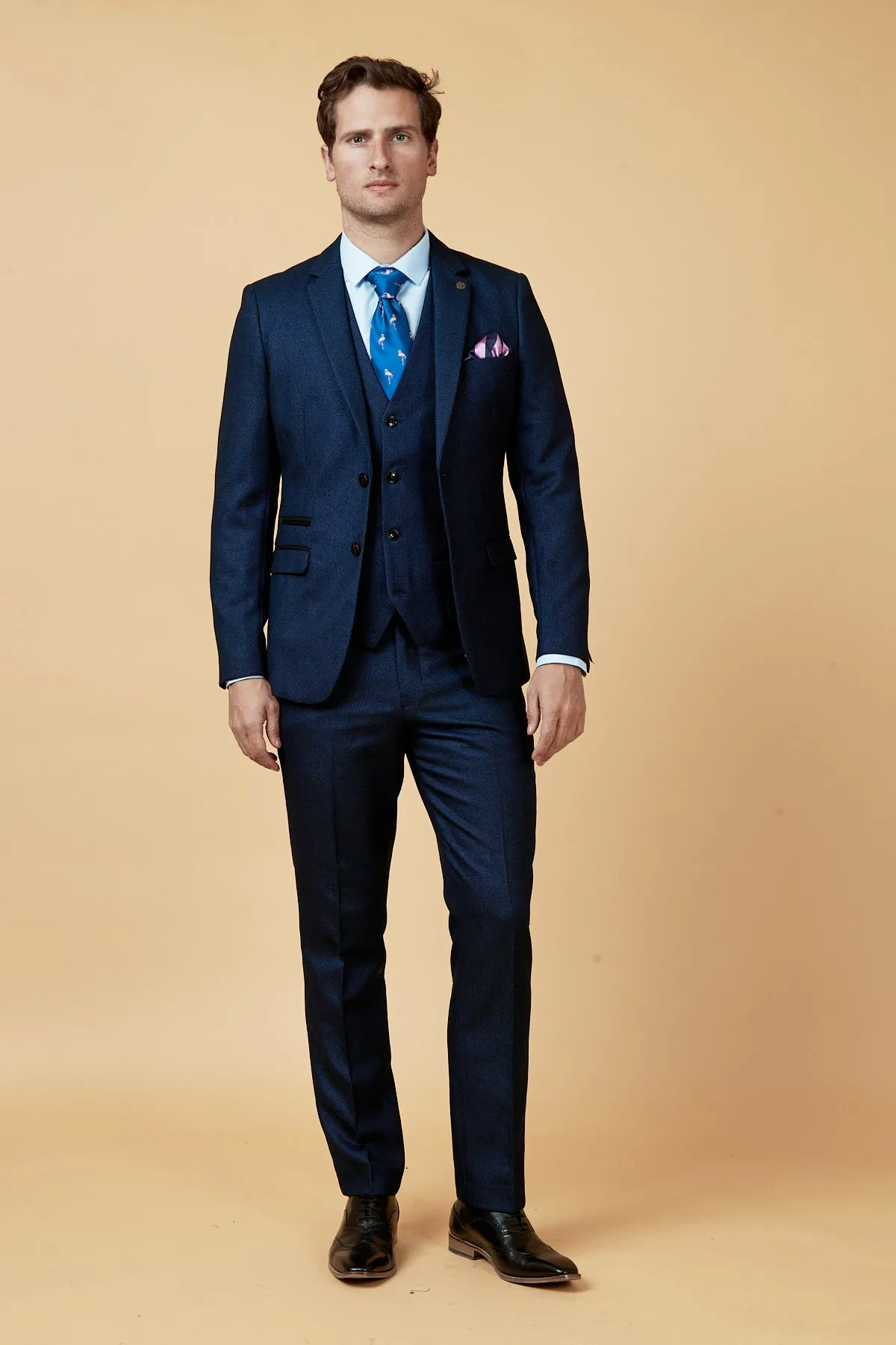 CALLUM - Blue Three Piece Suit sold by Marc Darcy