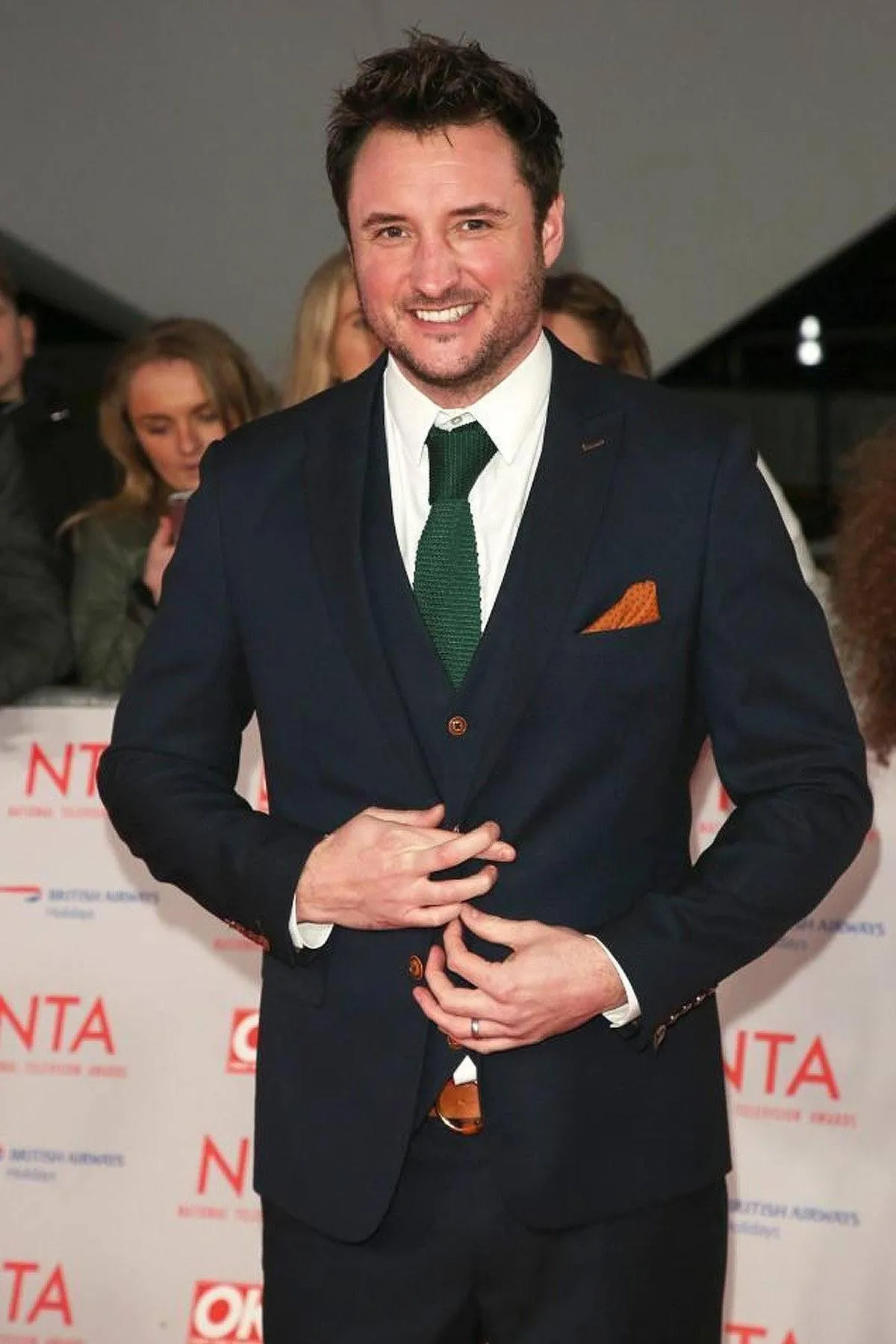 Eastenders' Martin Fowler (James Bye) in Max Navy Suit sold by Marc Darcy