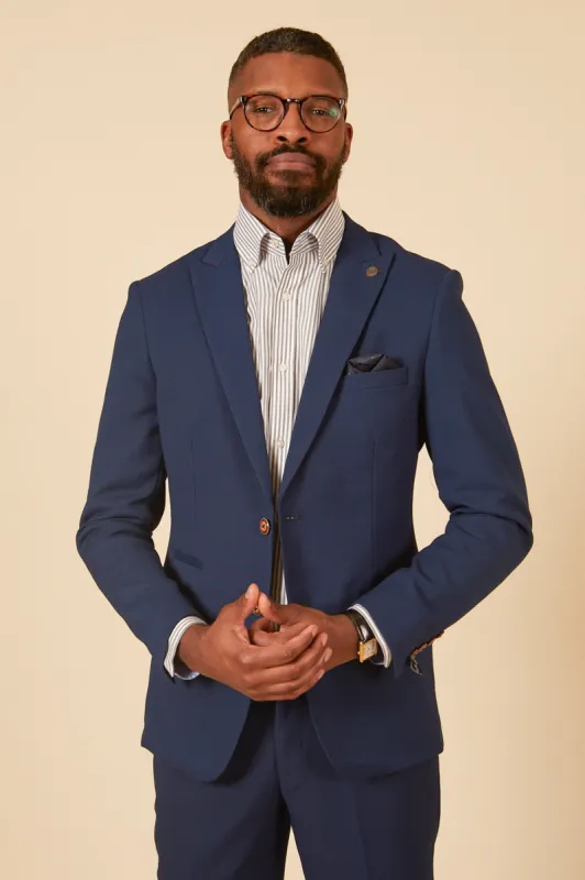 MAX - Royal Blue Blazer with Contrast Buttons sold by Marc Darcy