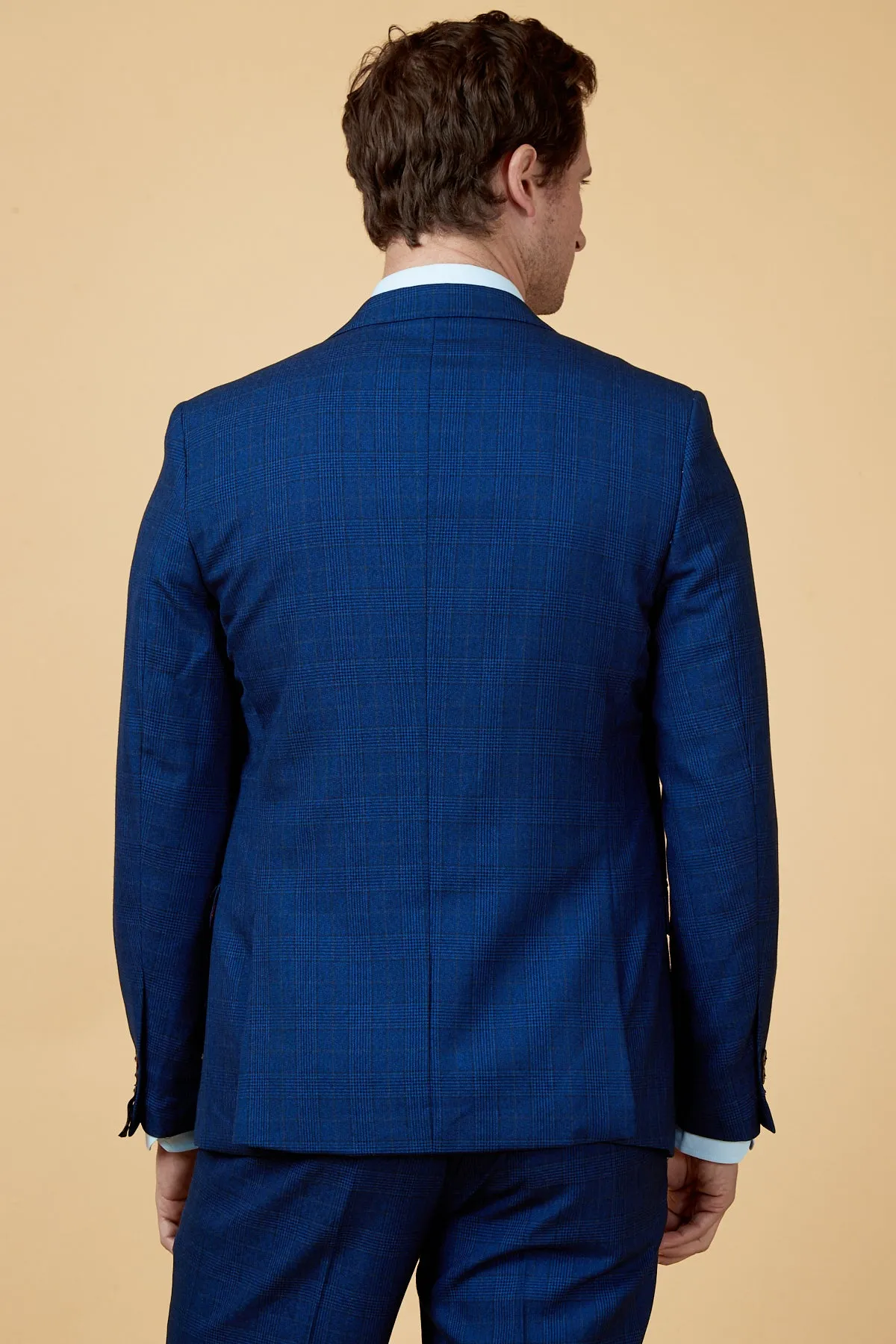 GEORGE - Royal Blue Check Blazer sold by Marc Darcy product image thumbnail 5