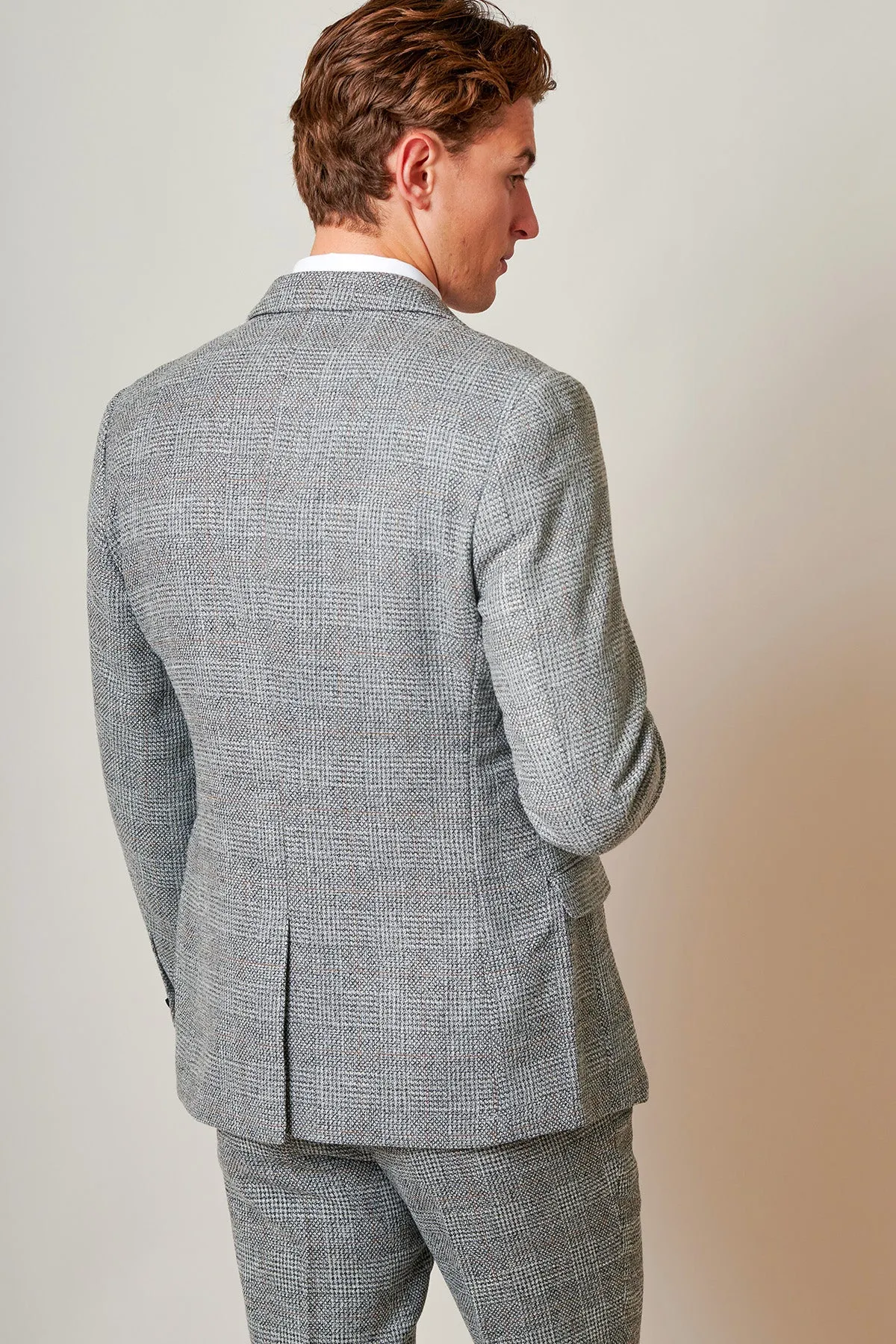 KRIS - Silver Grey Tweed Two Piece Suit sold by Marc Darcy product image thumbnail 2