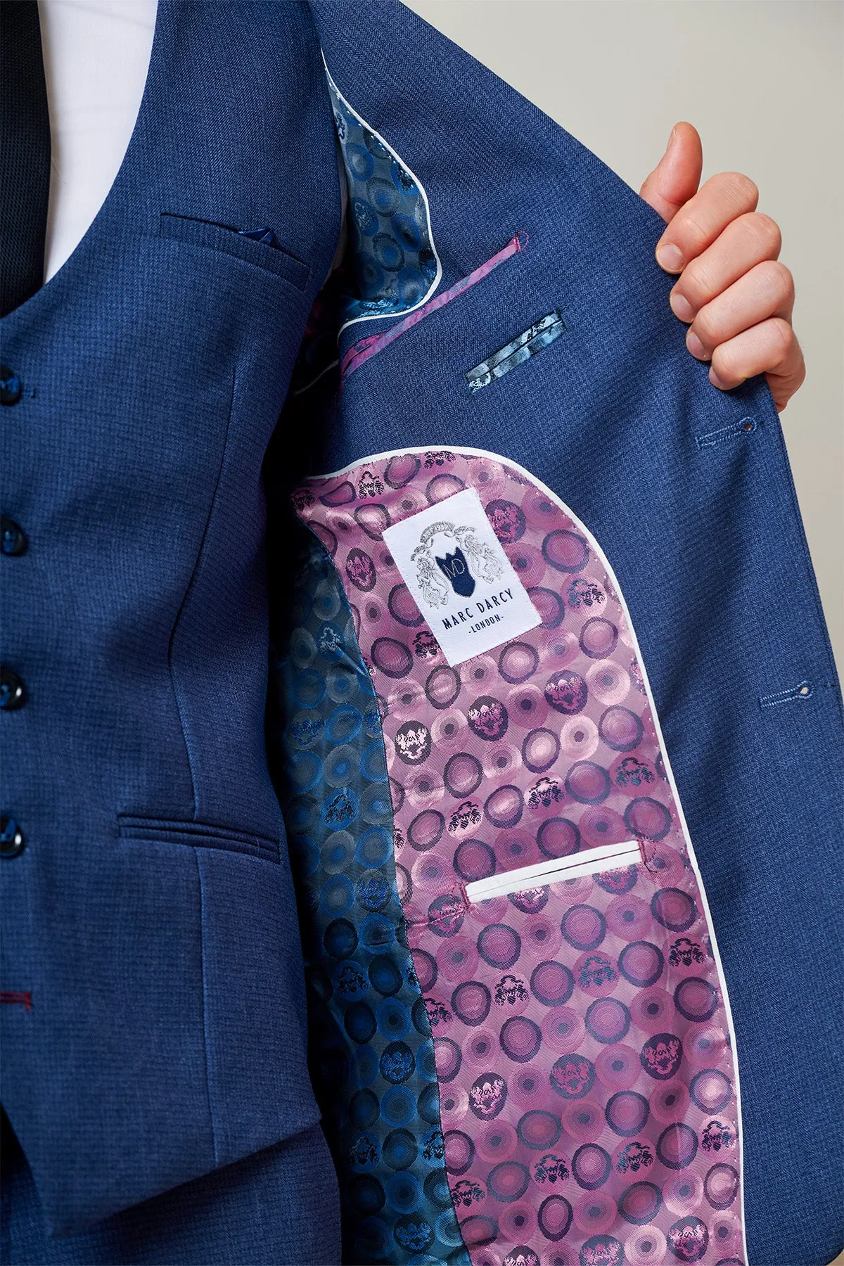 ASHLEY - Navy Blue Two Piece Suit sold by Marc Darcy product image thumbnail 4