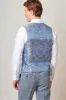 KRIS - Sky Blue Tweed Waistcoat sold by Marc Darcy