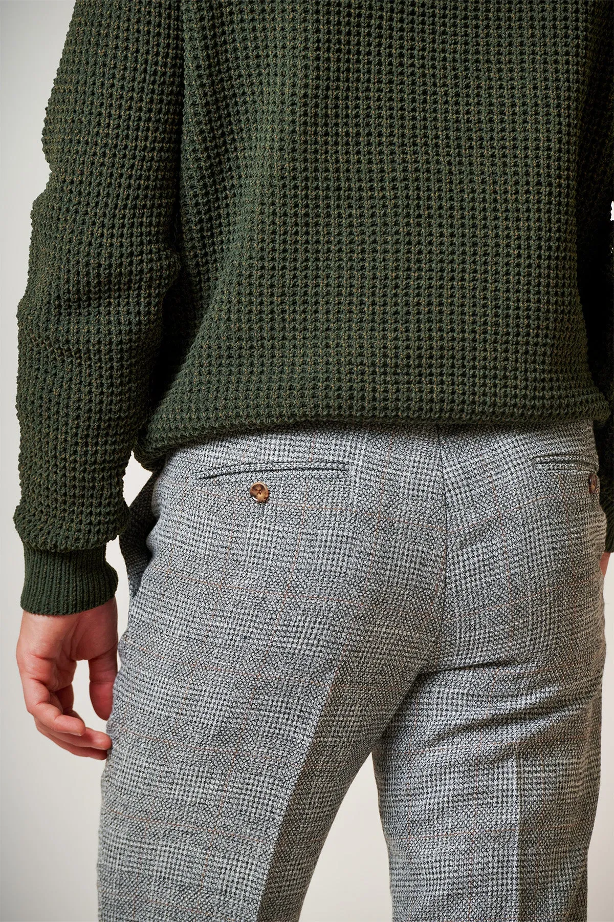 KRIS - Silver Grey Tweed Trousers sold by Marc Darcy product image thumbnail 5