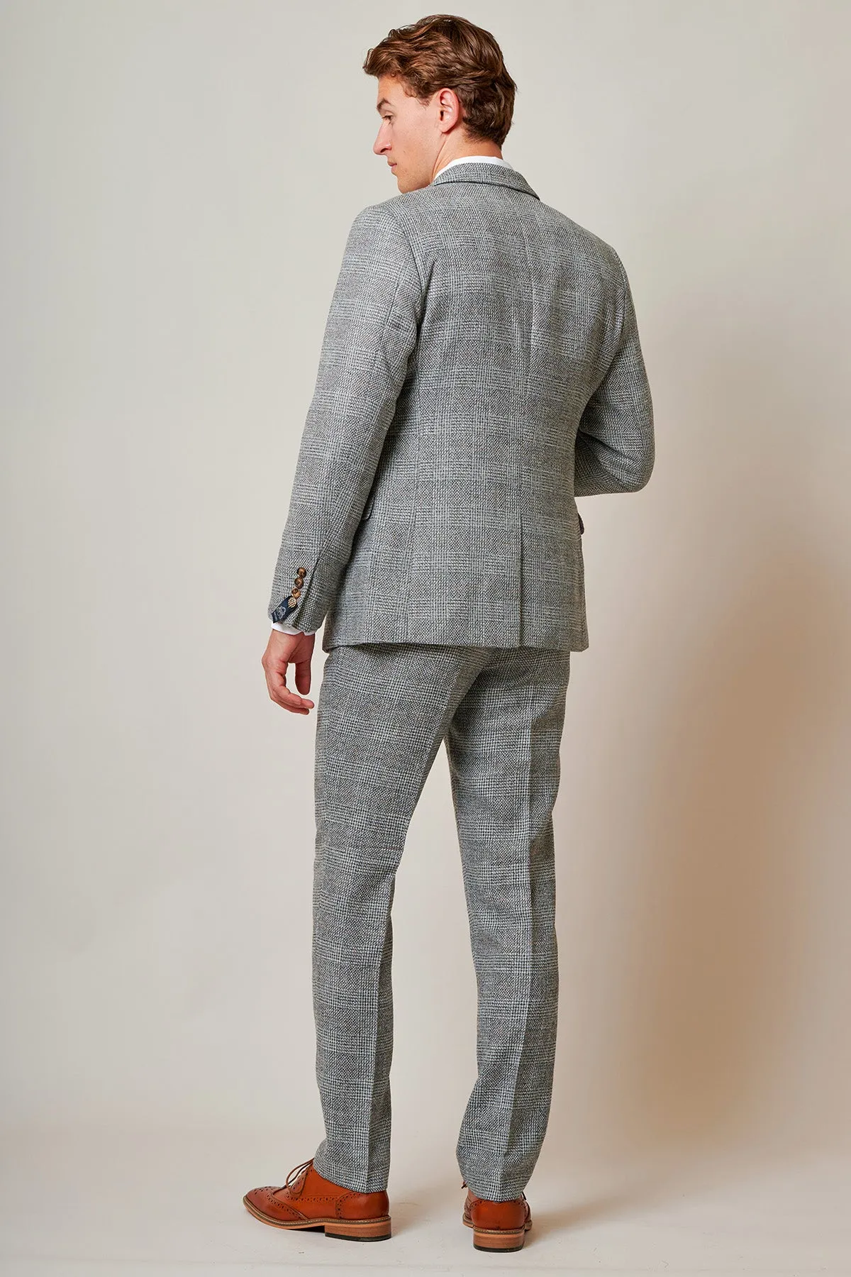 KRIS - Silver Grey Tweed Blazer sold by Marc Darcy product image thumbnail 5