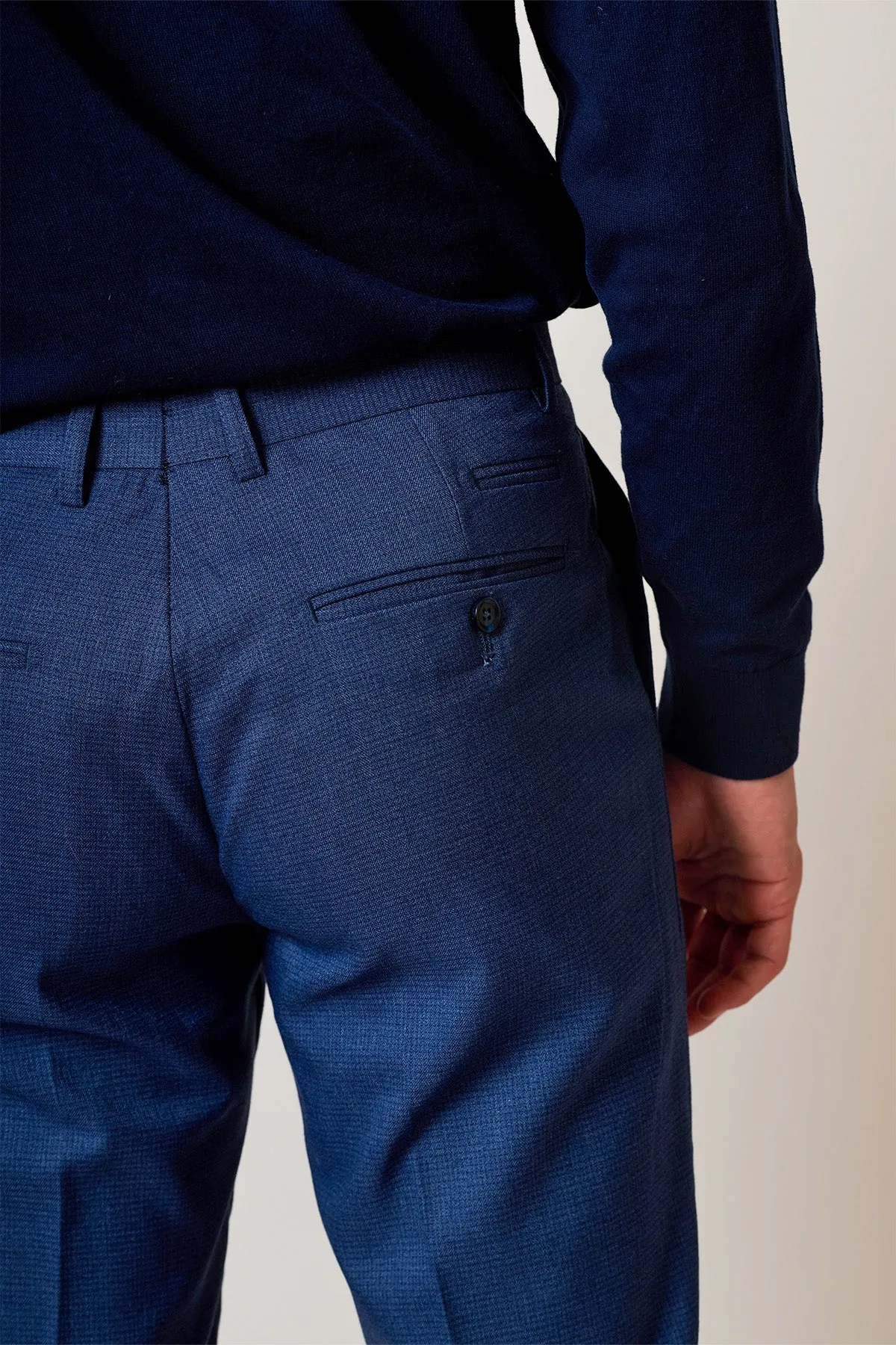 ASHLEY - Navy Blue Trousers sold by Marc Darcy product image thumbnail 3