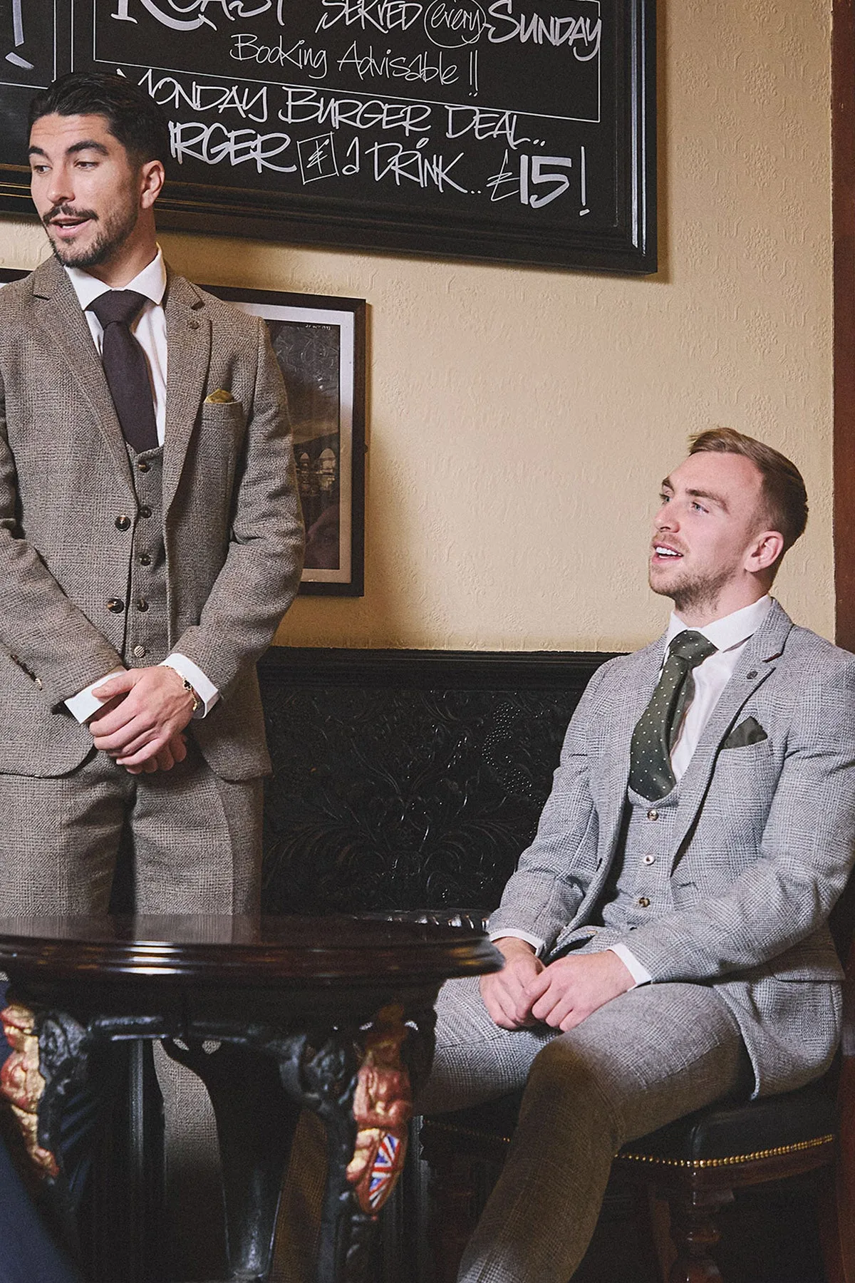 KRIS - Silver Grey Tweed Suit sold by Marc Darcy