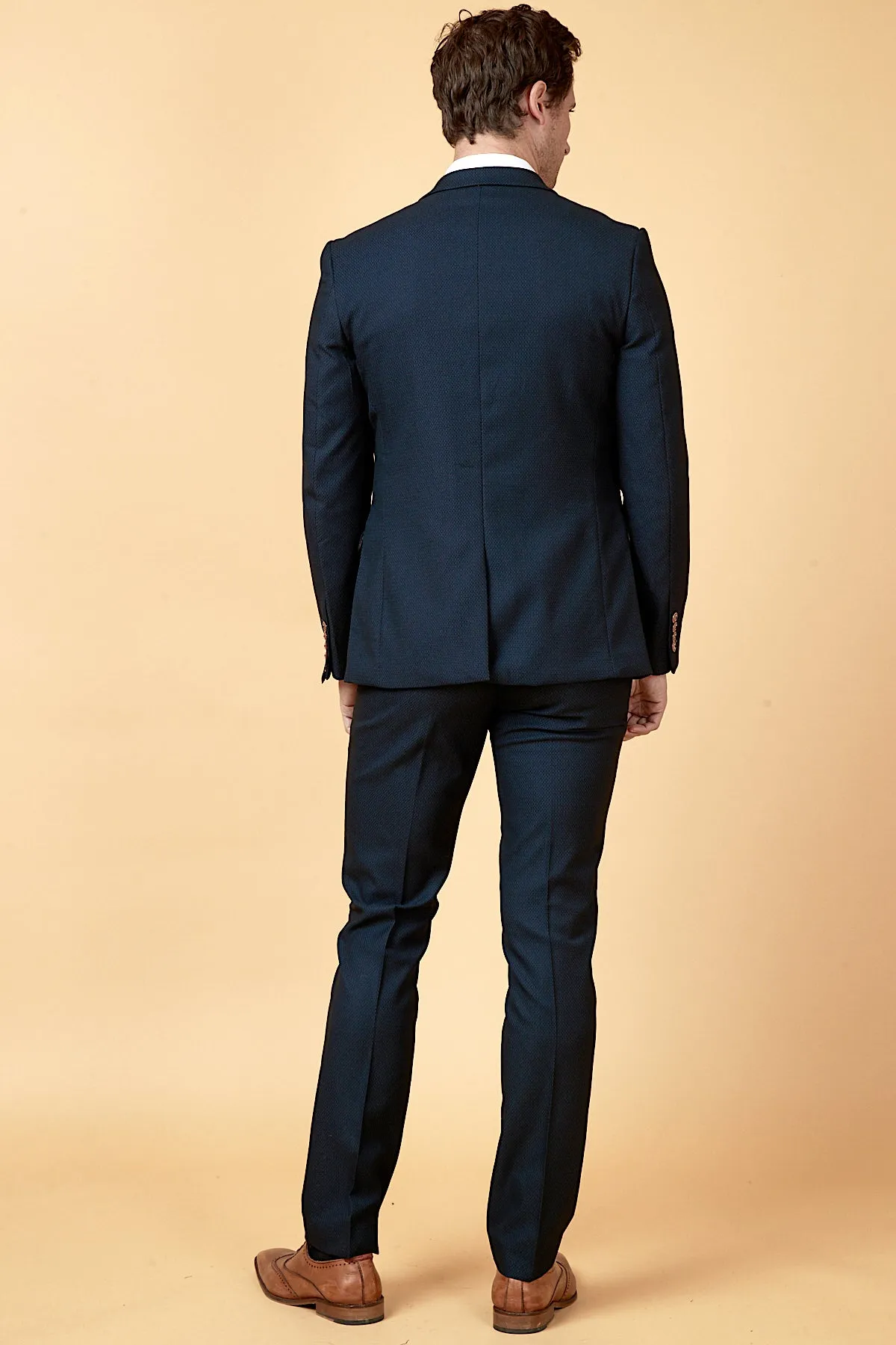 The WHU Collection - MAX Navy Three Piece Suit As Worn By Max Kilman sold by Marc Darcy product image thumbnail 4