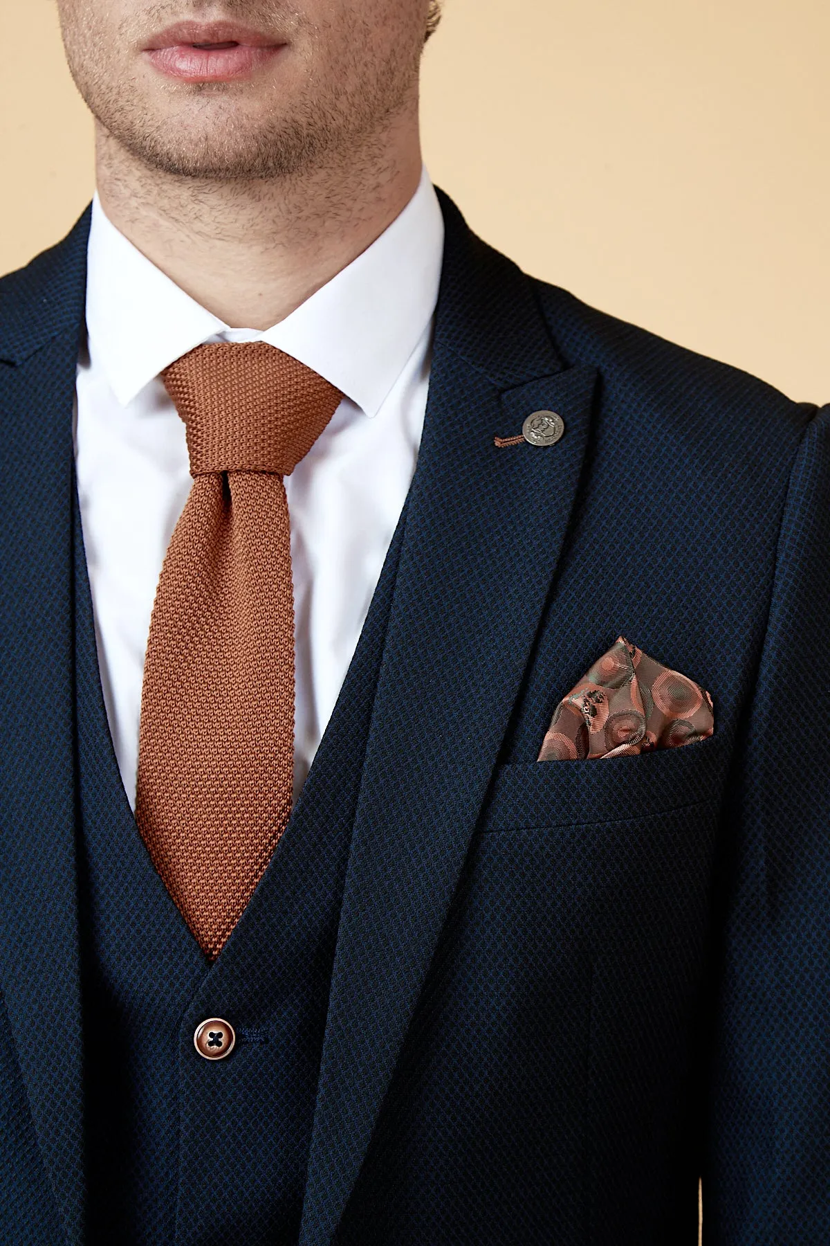 The WHU Collection - MAX Navy Three Piece Suit As Worn By Max Kilman sold by Marc Darcy product image thumbnail 5