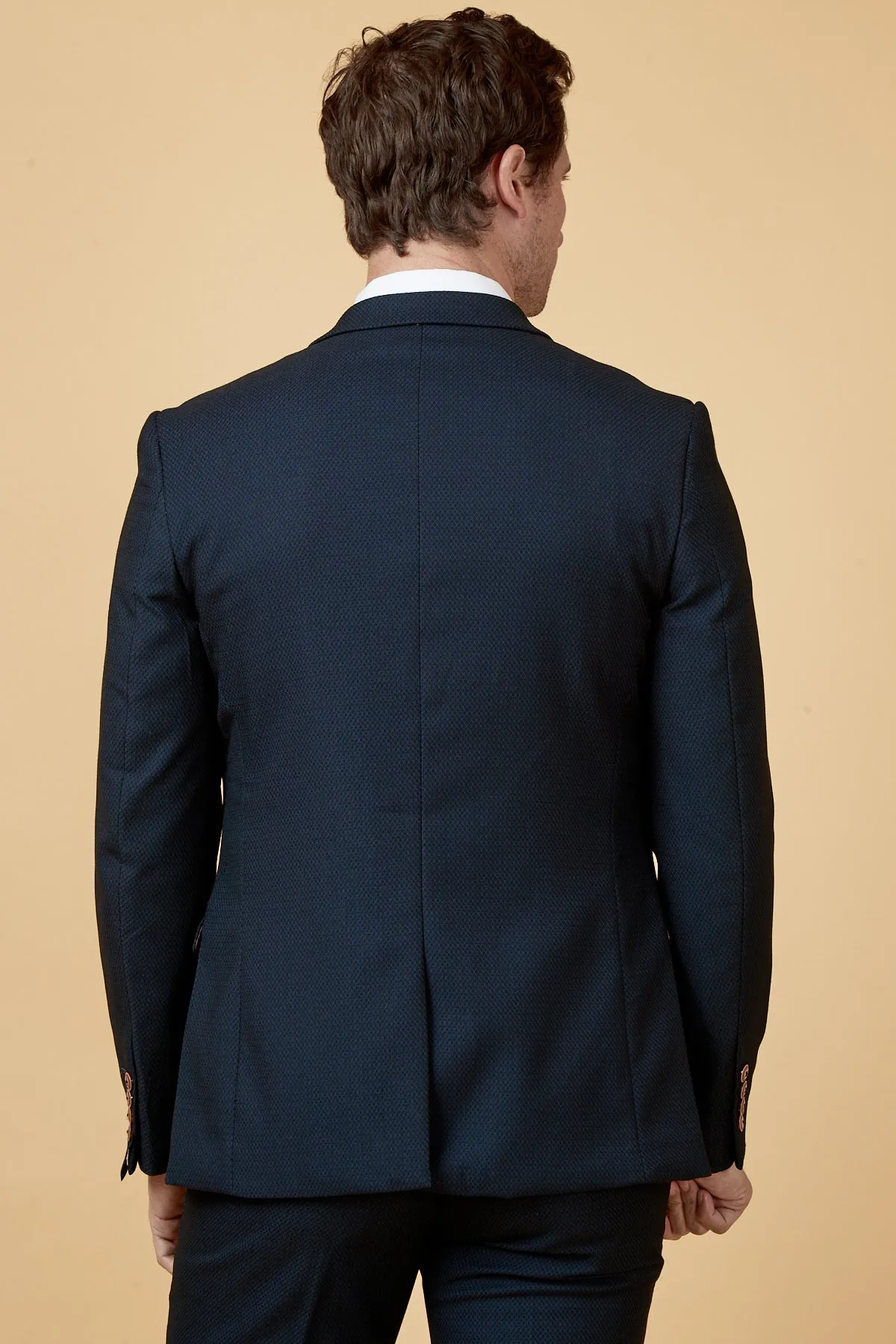 The Everton Collection | Dwight McNeil In Max Navy Suit sold by Marc Darcy product image thumbnail 5