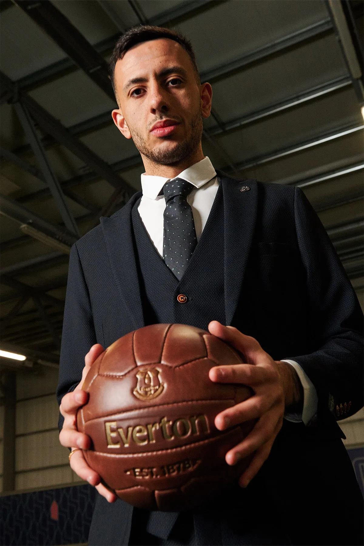 The Everton Collection | Dwight McNeil In Max Navy Suit sold by Marc Darcy product image thumbnail 2