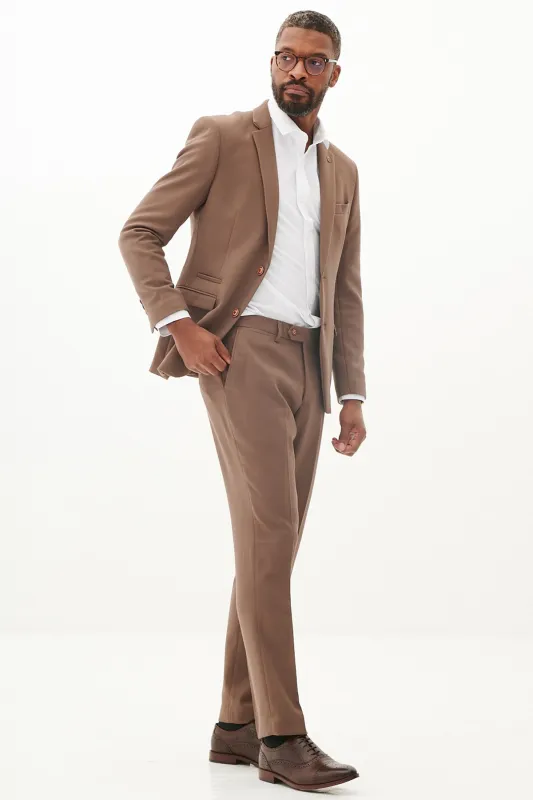 HM5 - Tan Tailored Two Piece Suit sold by Marc Darcy